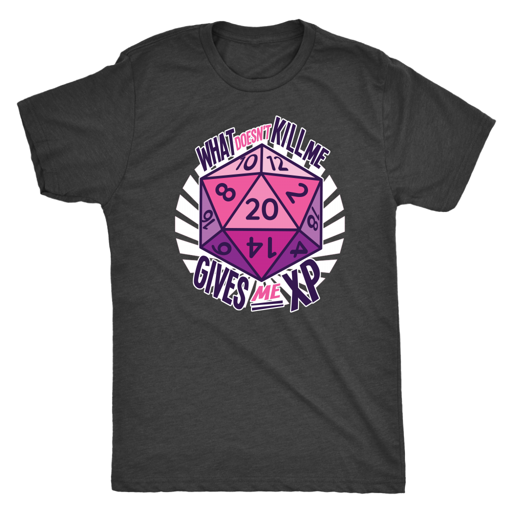 What Doesn't Kill Me Gives Me XP T-shirt  - Gemmed Firefly