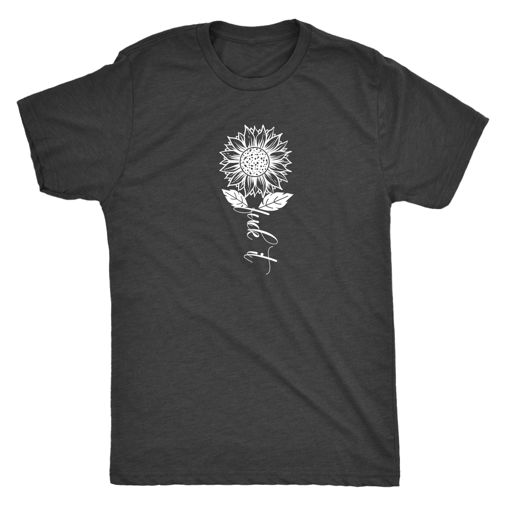 Fuck It Sunflower Script Shirt T-shirt  - Gemmed Firefly