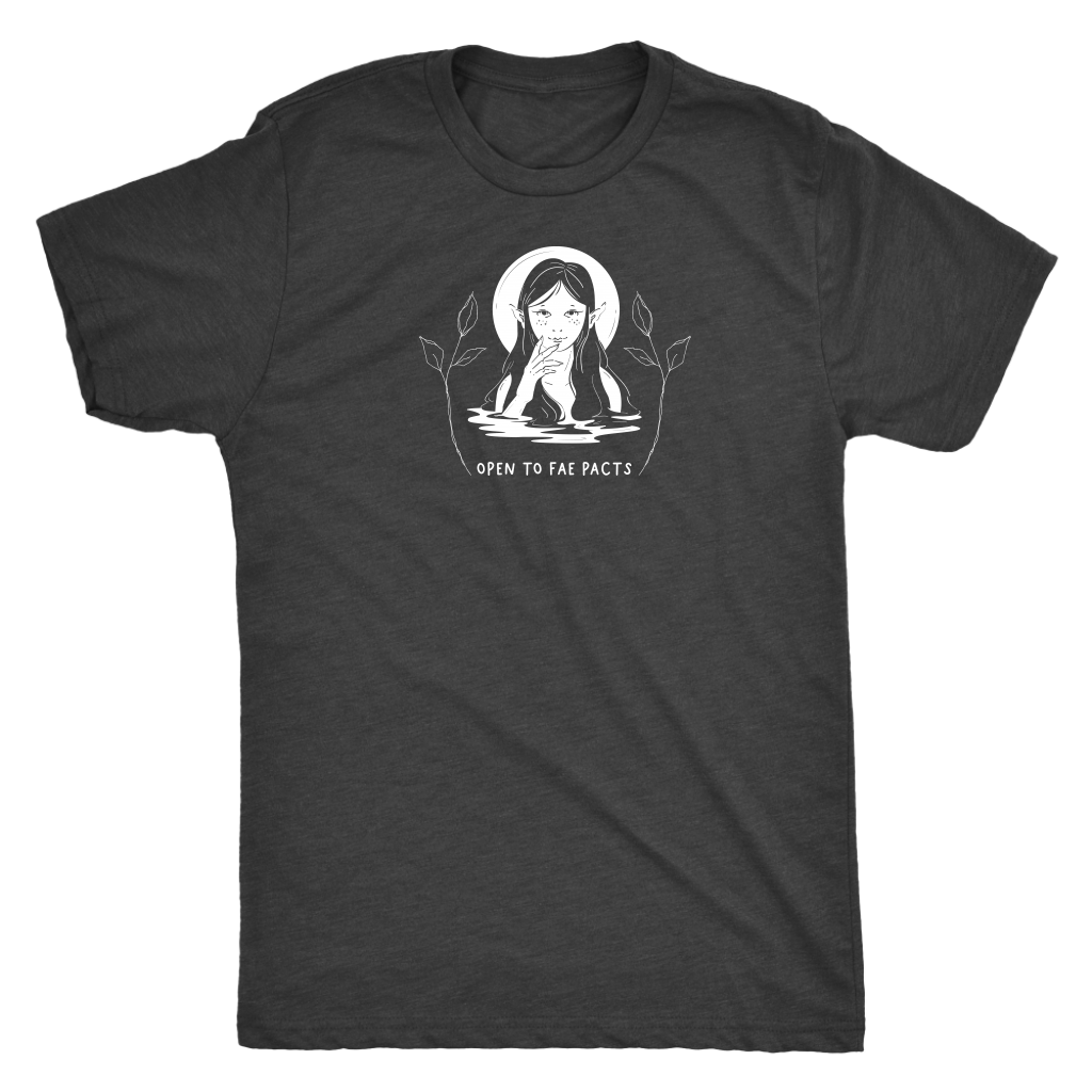 Open to Fae Pacts T-shirt  - Gemmed Firefly