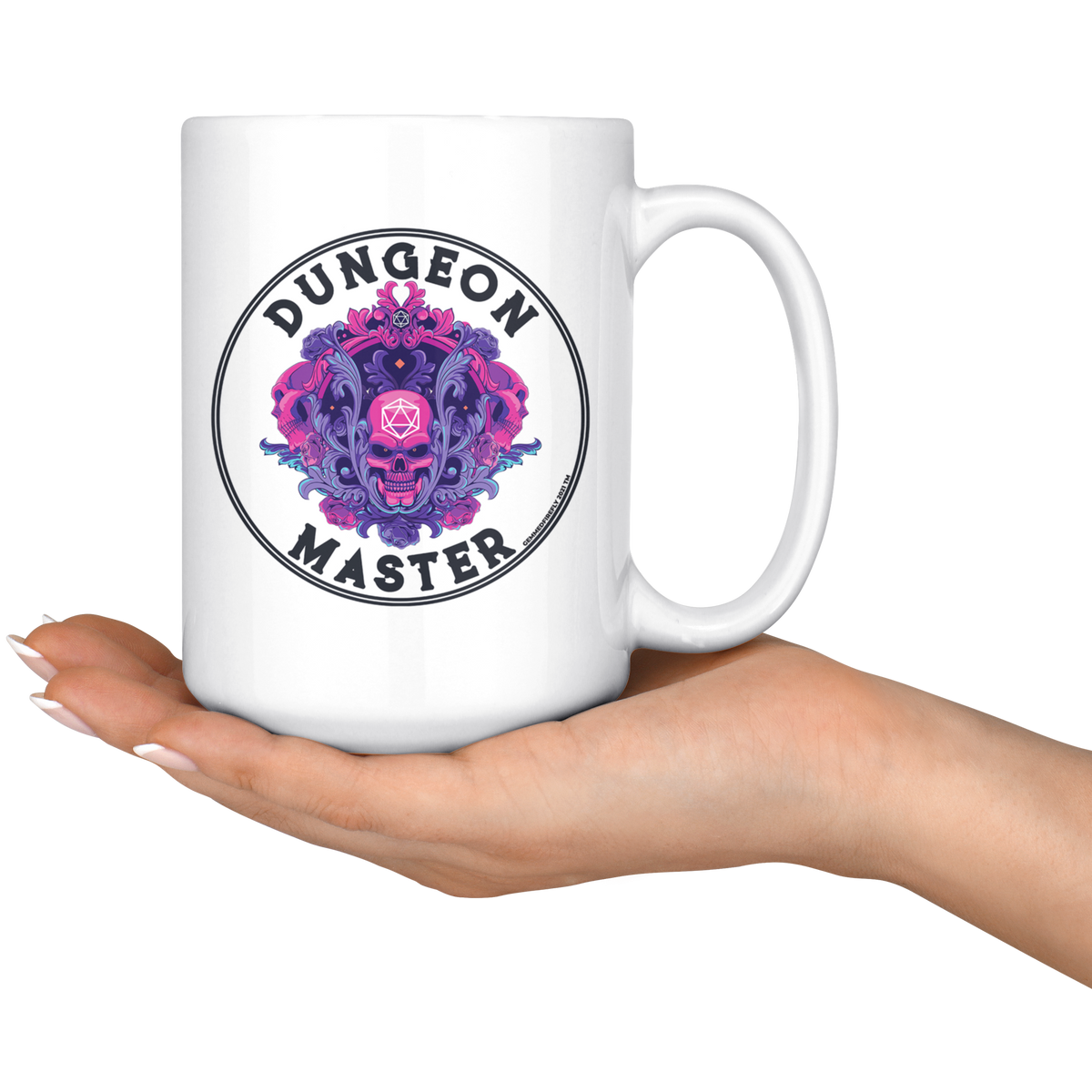 Dungeon Master Skull Mug Drinkware  - Gemmed Firefly