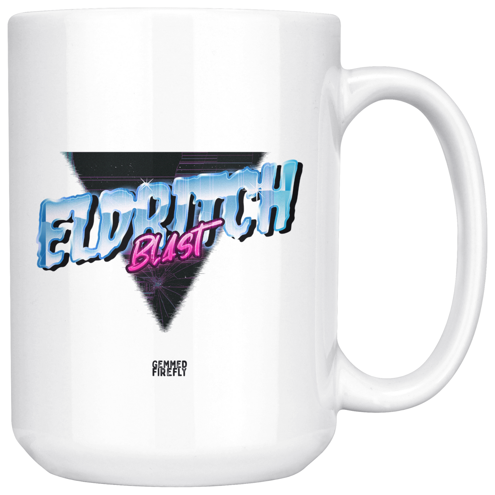 Eldritch Blast 80's Retro Mug Drinkware  - Gemmed Firefly