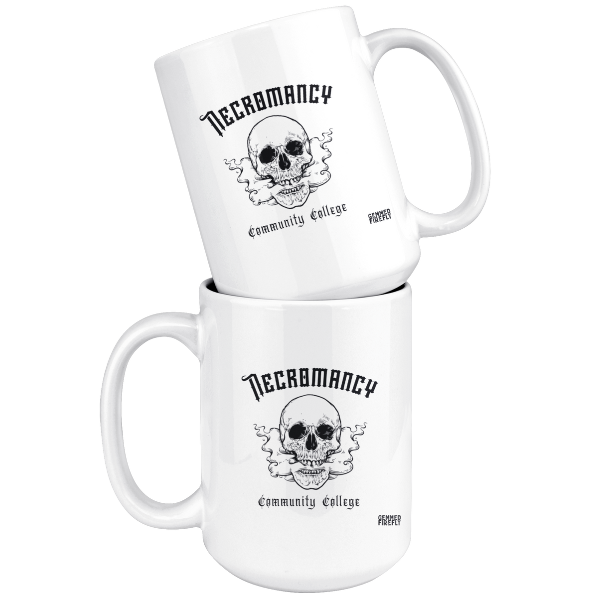 Necromancy Community College Mug Drinkware  - Gemmed Firefly